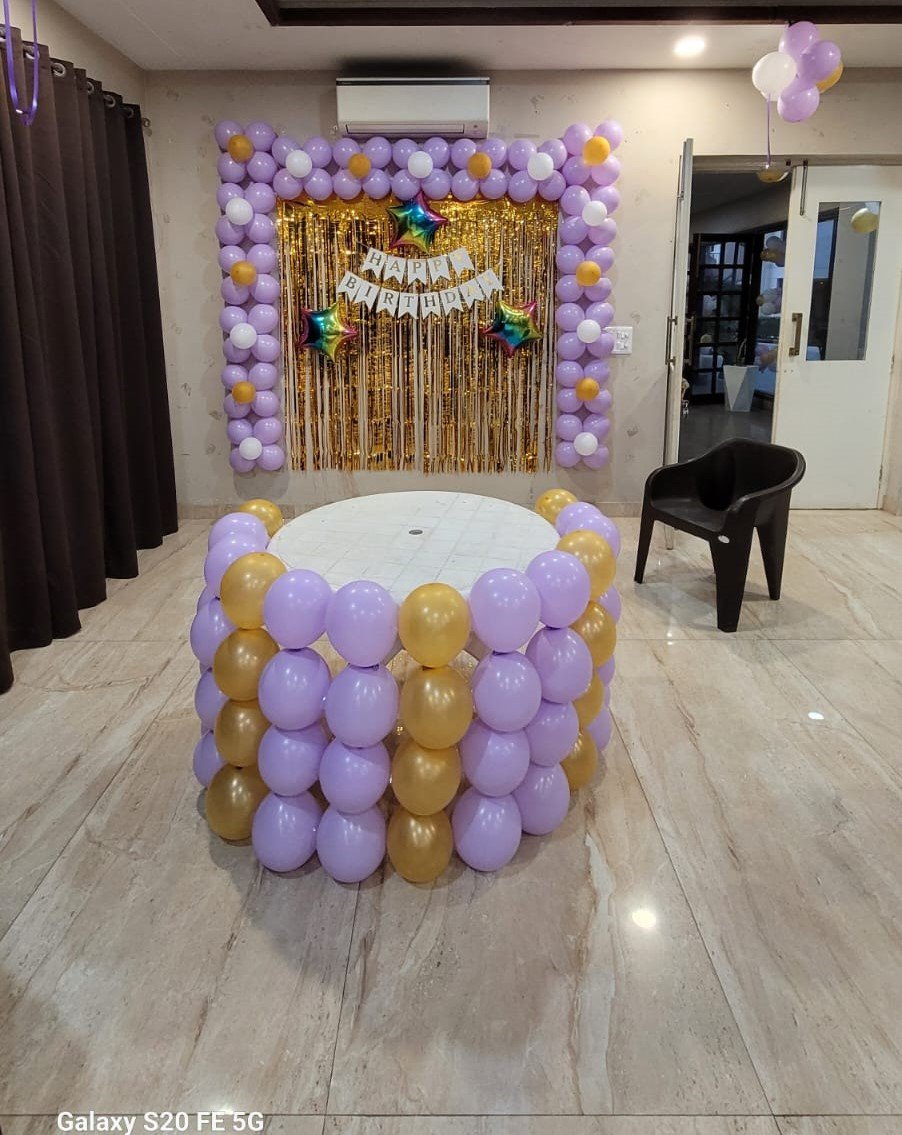 Simple Home Balloon Decoration Package