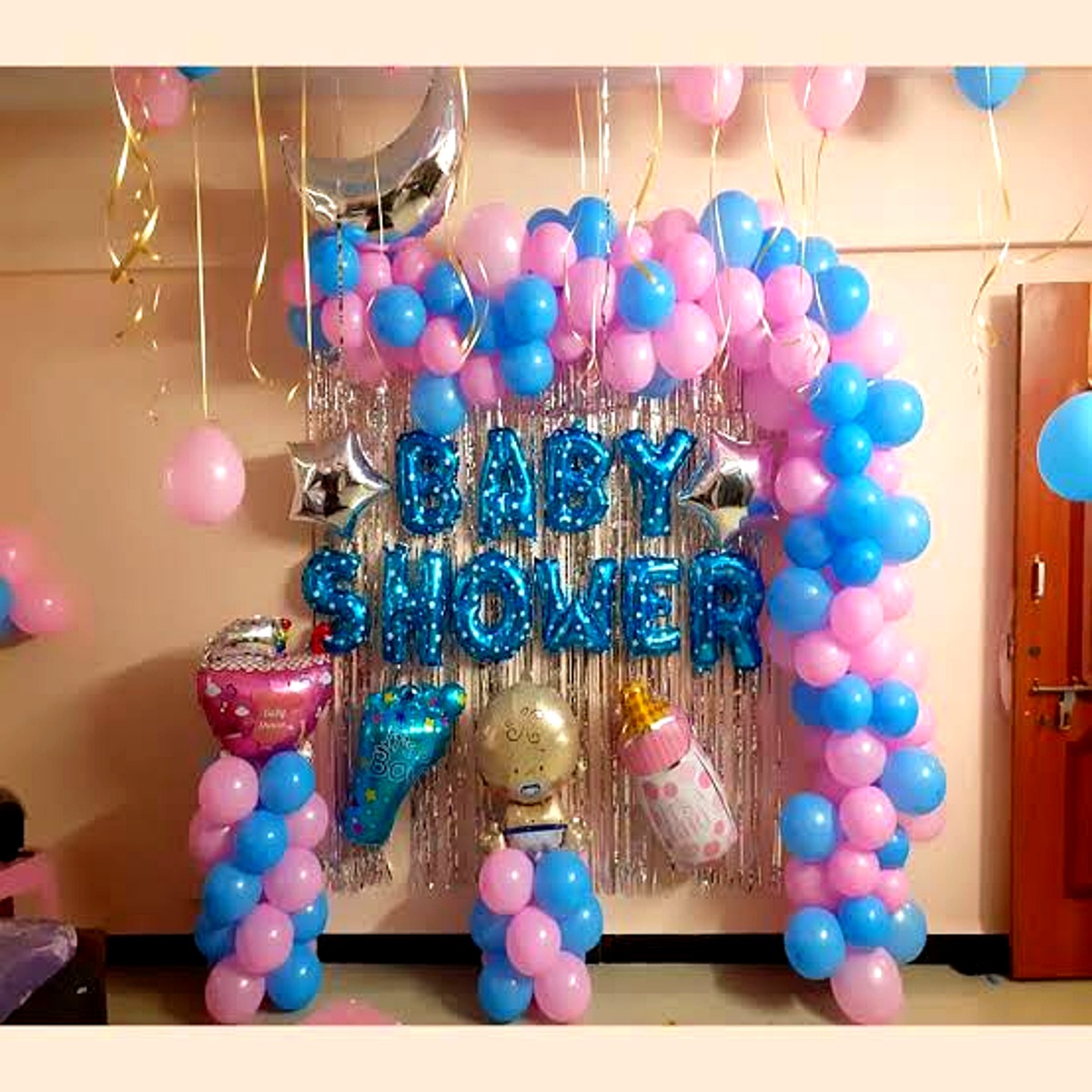 Pink & Blue Baby Shower Decoration Package