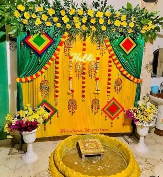 Haldi Decoration